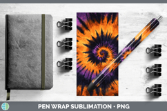 GorgeousTie Dye Pen Wrap design.