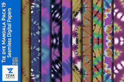 Tie Dye Mandala Digital Paper Pack 19 Product Image 1