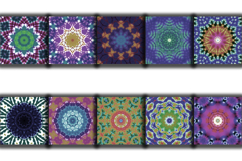 Tie Dye Mandala Digital Paper Pack 21 Product Image 2
