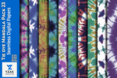 Tie Dye Mandala Digital Paper Pack 23 Product Image 1