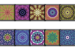 Tie Dye Mandala Digital Paper Pack 32 Product Image 2