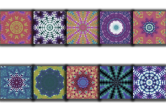 Tie Dye Mandala Digital Paper Pack 7 Product Image 2