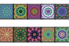 Tie Dye Mandala Digital Paper Pack 9 Product Image 2