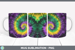 GorgeousTie Dye Mug Wrap design.