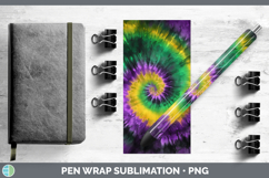 GorgeousTie Dye Pen Wrap design.