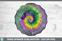 GorgeousTie Dye Wind Spinner design.