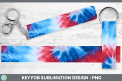 GorgeousTie Dye Key Fob design.