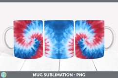 GorgeousTie Dye Mug Wrap design.