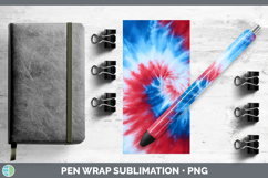 GorgeousTie Dye Pen Wrap design.