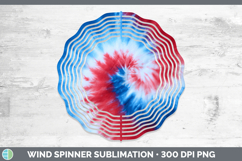 GorgeousTie Dye Wind Spinner design.