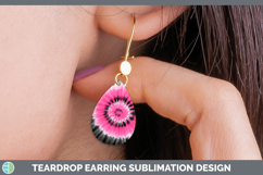 GorgeousTie Dye Teardrop Earrings design.