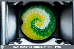 GorgeousTie Dye Car Coaster design.