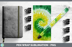 GorgeousTie Dye Pen Wrap design.