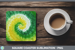 GorgeousTie Dye Square Coaster design.