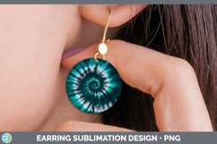 GorgeousTie Dye Round Earrings design.