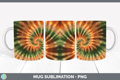 GorgeousTie Dye Mug Wrap design.