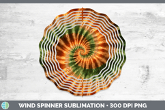 GorgeousTie Dye Wind Spinner design.