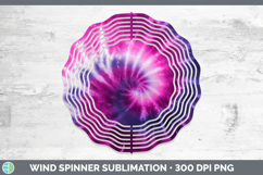 GorgeousTie Dye Wind Spinner design.