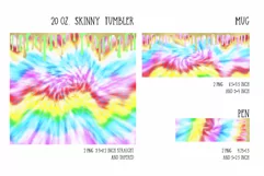 tie dye with leopard print sublimation design for tumbler and mug