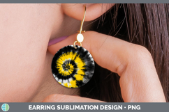 GorgeousTie Dye Round Earrings design.