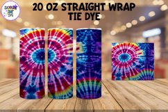 Colorful Tie Dye Pattern Sublimation Tumbler Wrap Product Image 1
