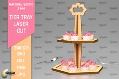 Wooden Tier Trays Laser Cut Bundle. Kitchen Home Decor SVG Product Image 7