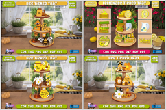 Tiered Trays Laser Cut Mega Bundle | Interchangeable Element Product Image 3