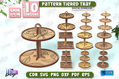 Tiered Trays Laser Cut Mega Bundle | Interchangeable Element Product Image 7