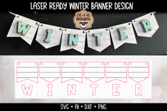 Winter Tiered Tray SVG | Laser Cut SVG Files | Six Designs Product Image 3