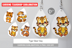 Earring Tiger Beer Day Product Image 1