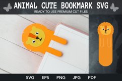 Cute Animal Bookmark Paper cut SVG I Cricut I Silhouette Product Image 1