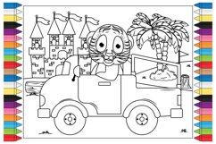 coloring animal cartoon for kids Product Image 1