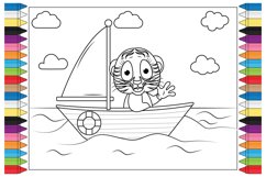 coloring animal cartoon for kids Product Image 1