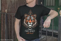 Tiger sacred animal print
