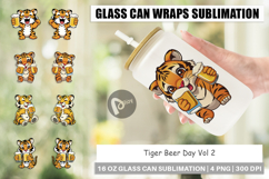 Glass Can Tiger Beer Day Product Image 1