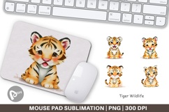 Mouse Pad Tiger Wildlife Product Image 1