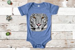 Watercolor Tiger Sublimation| Wild Cat Animal Sublimation Product Image 5