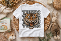 Tigers Faux Rhinestone PNG Product Image 7