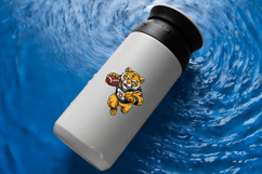 Football Tigers PNG Bundle | High School Mascot Clipart Product Image 5