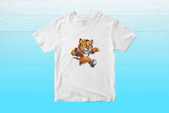 Football Tigers PNG Bundle | High School Mascot Clipart Product Image 6