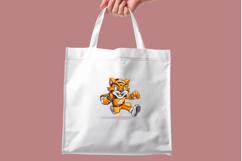 Football Tigers PNG Bundle | High School Mascot Clipart Product Image 8