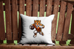 Football Tigers PNG Bundle | High School Mascot Clipart Product Image 9
