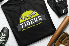 Tiger Softball SVG Product Image 1
