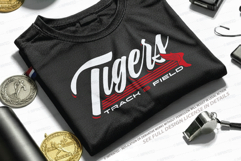 Tiger Track and Field SVG Product Image 1