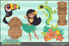 Summer Luau Clipart Bundle Product Image 10