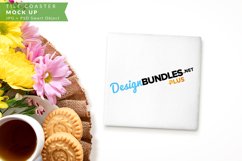 Tile Coaster Sublimation Mock up Product Image 1