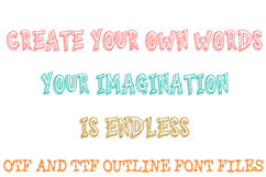 Timber Woodgrain Doodle Font Lettering Wood Log ABC OTF Product Image 3