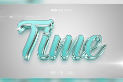 Time 3D editable text effect Product Image 1