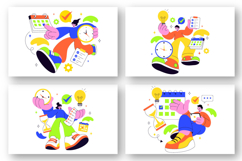 10 Time Management Planning Illustration Product Image 2