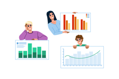 planner time management chart vector Product Image 1